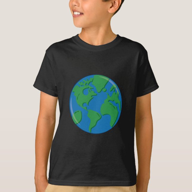 Planeten-Erde T-Shirt (Vorderseite)
