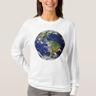 PLANETEN-ERDE von der langen Hülse RAUM Frauen T-Shirt