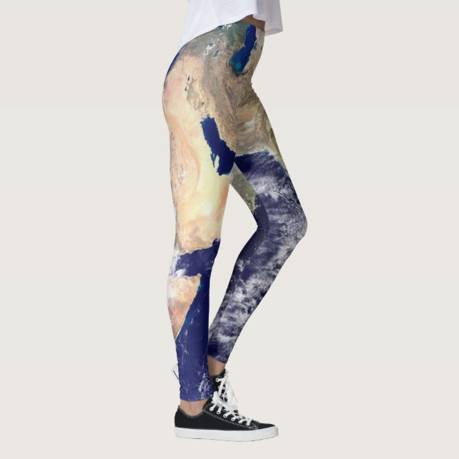 PLANETEN-ERDE VON RAUM Leggings (Asien) (Rechts)