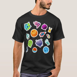 Planeten Farbkids T-Shirt