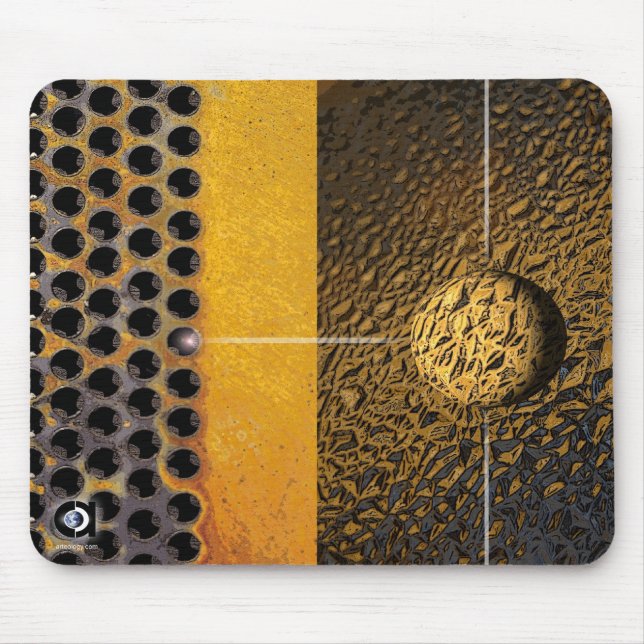 Planeten-Goldmousepad Mousepad (Vorne)