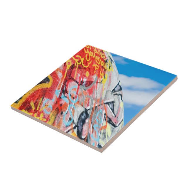 Planeten-Graffiti Fliese (Seite)