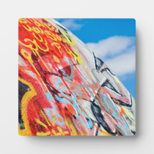 Planeten-Graffiti Fotoplatte