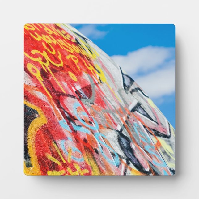 Planeten-Graffiti Fotoplatte (Vorderseite)