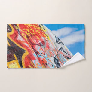 Planeten-Graffiti Handtuch