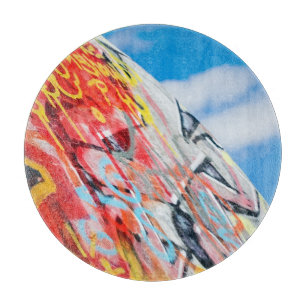 Planeten-Graffiti Schneidebrett