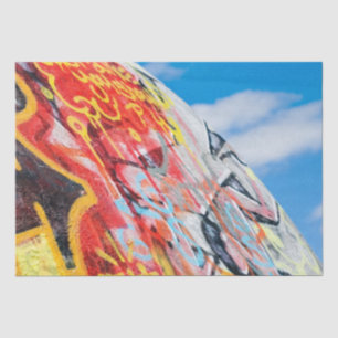Planeten-Graffiti Seidenpapier