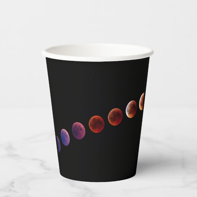 Planeten im Sonnensystem wie das Leben Pappbecher (Vorderseite)