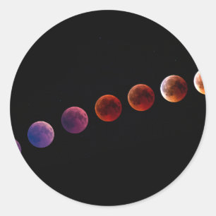 Planeten im Sonnensystem wie das Leben Runder Aufkleber
