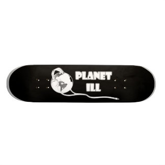 Planeten-kranke weiße Kugel Skateboard