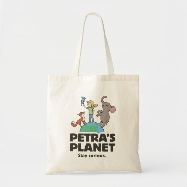 Planeten-Logo-Taschen-Tasche PETRA Tragetasche (Vorne)