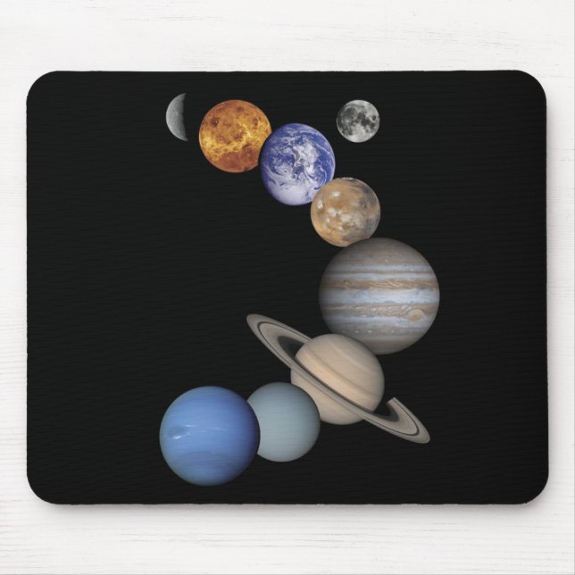 Planeten Mousepad (Vorne)