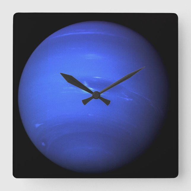 Planeten-Neptun Astronomie-Liebhaber Wanduhr (Vorderseite)