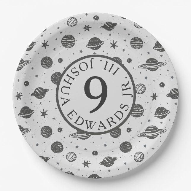 Planeten Pappteller (Vorderseite)