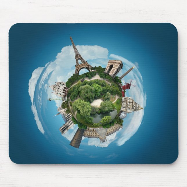 Planeten-Paris mousepad (Vorne)