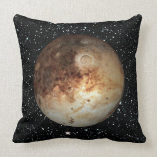 PLANETEN-PLUTO-Sternhintergrund (Sonnensystem) ~ Kissen