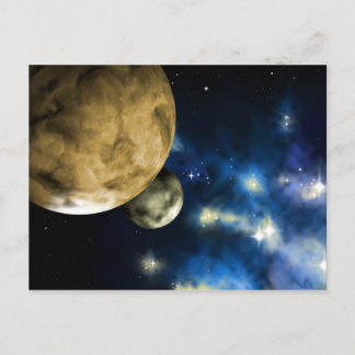 Planeten Postkarte