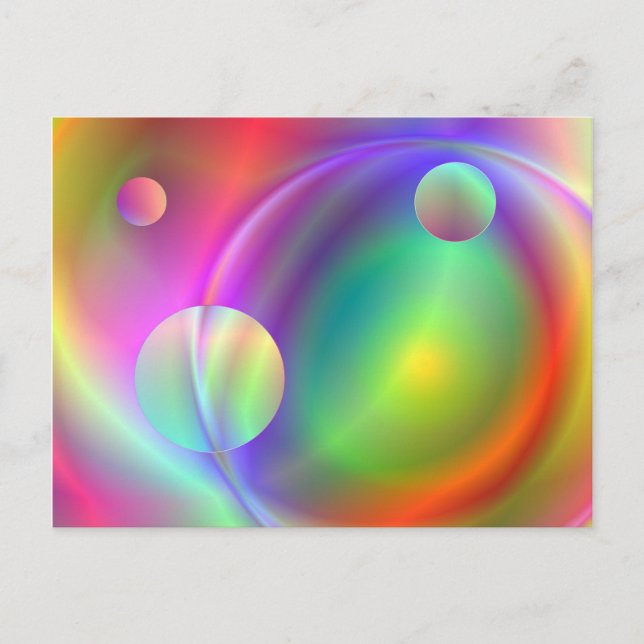 Planeten Postkarte (Vorderseite)