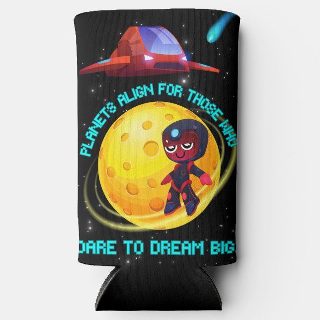 Planeten richten sich an diejenigen, die es wagen, selters dosenkühler (Vorderseite)