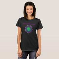 Planeten-Schutz-Mandala-T-Shirt