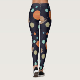 Planeten, Sterne, Galaxie Leggings