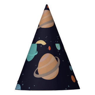 Planeten, Sterne, Galaxie Partyhütchen