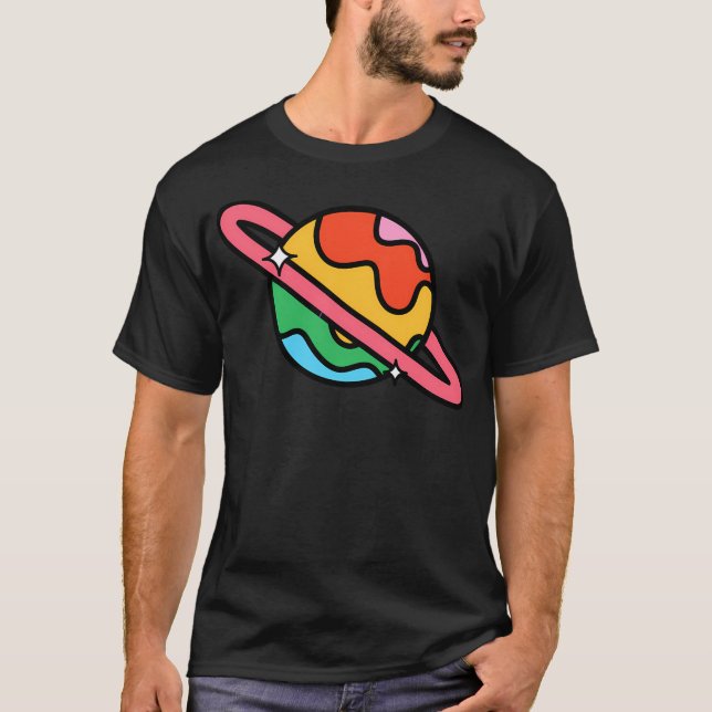 Planeten T-Shirt (Vorderseite)