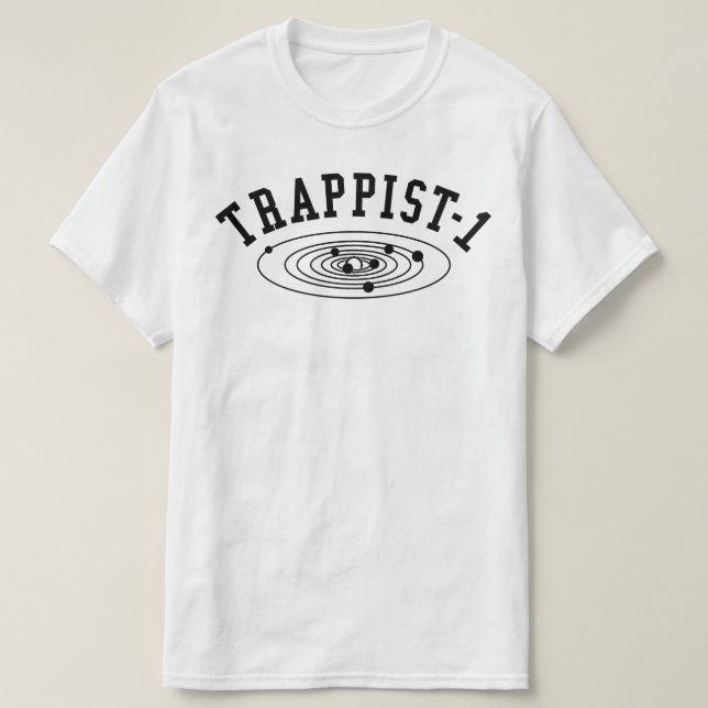 Planeten TRAPPIST-1 T-Shirt (Design vorne)