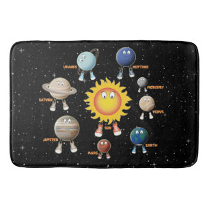 Planeten und das Sonnensystem Badematte
