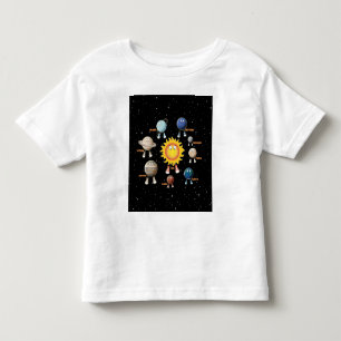 Planeten und das Sonnensystem Kleinkind T-shirt