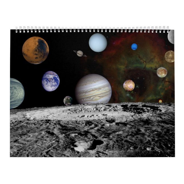 Planeten und Planetenraum Kalender (Titelbild)
