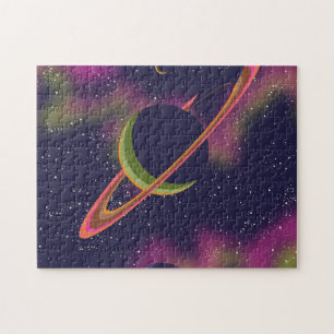Planeten und Sterne Puzzle