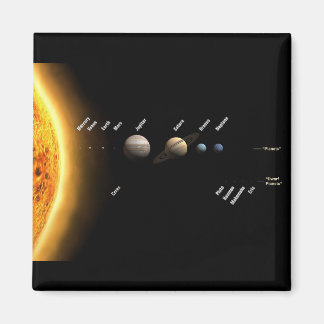 Planeten und Zwergplaneten Weltraum der NASA Magnet