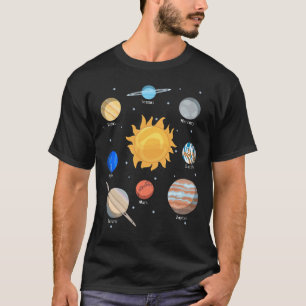 Planeten unseres Sonnensystems T-Shirt