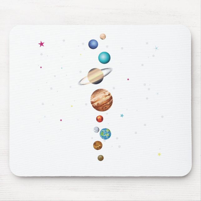 Planeten von SolarSystem4 Mousepad (Vorne)