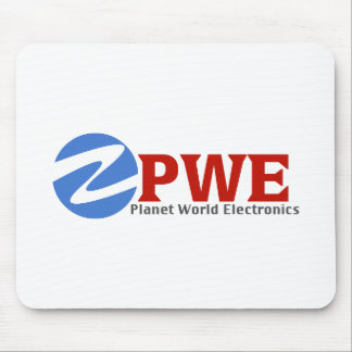 Planeten-Weltelektronik-weiße Mausunterlage Mousepad