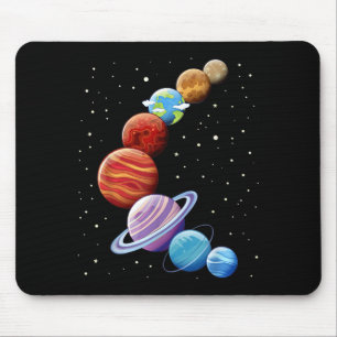 Planeten Weltraum Galaxie Sonnensystem Männer Frau Mousepad