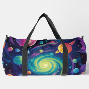 Planetendrehung duffle bag