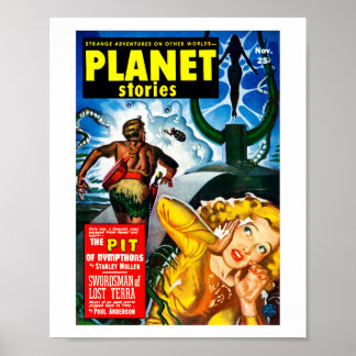 Planetengeschichten (Nov. 1951) Poster