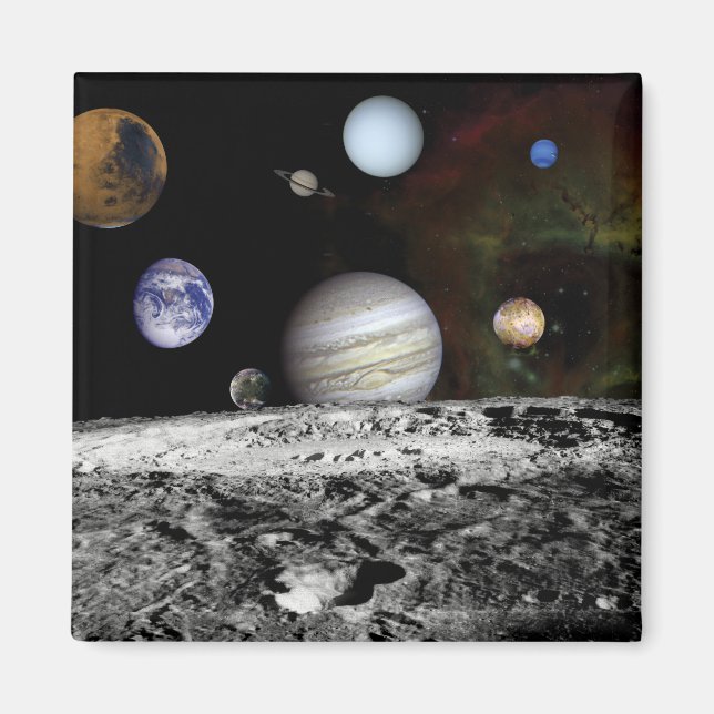Planetenmontage Magnet (Vorne)