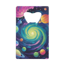 Planetenspin Geldbeutel Flaschenöffner