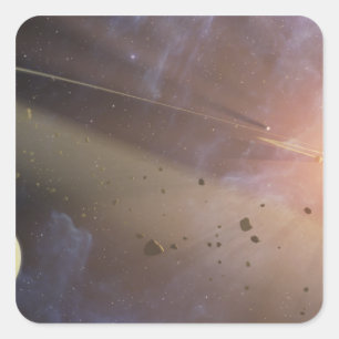 Planetensystem Epsilon Eridani Quadratischer Aufkleber