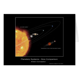 Planetensysteme - Größen-Vergleich - der Betrug