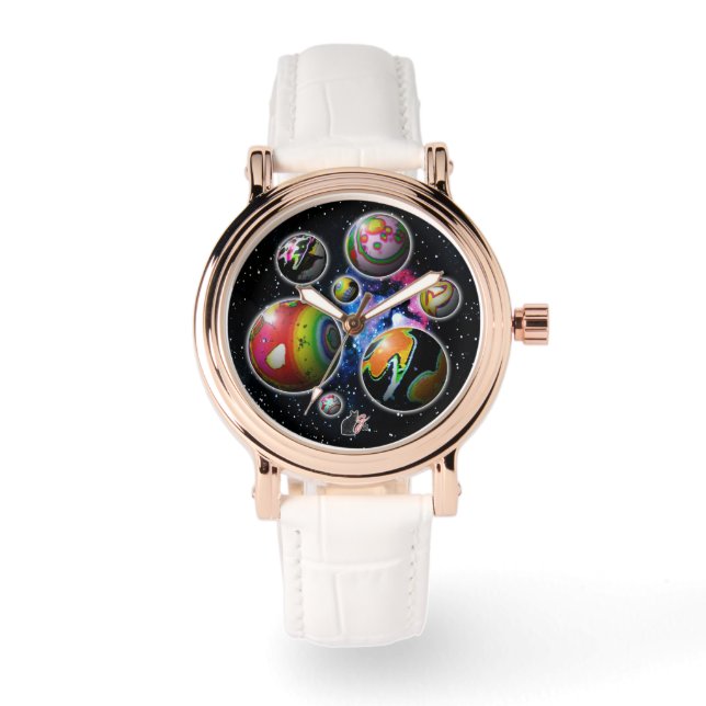 Planetoide Armbanduhr (Vorderseite)