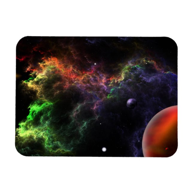 Planetoiden - Nebula Cluster Foto Magnet (Horizontal)