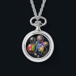 Planetoids Armbanduhr<br><div class="desc">Seven planetoids are emerging into our universe through the space-time continuum portal. Each sphere is a world of wonder and amazement. Can they continue to expand and fill our space? Only time will tell. Adventurous explorers of alternate dimensions will keep this watch handy to be prepared for the causal translation…Please...</div>