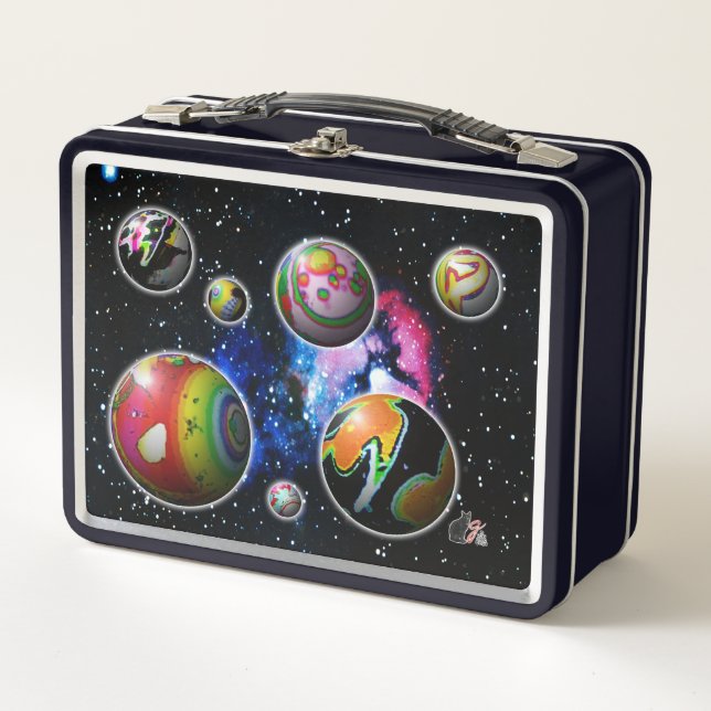 Planetoids Metal Lunchbox (Vorderseite)