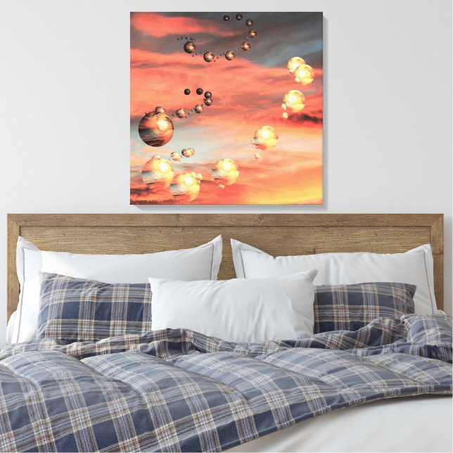 Planets Abound Leinwanddruck (Insitu (Schlafzimmer))