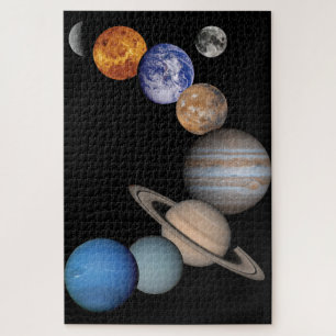 Planets of the solar system puzzle