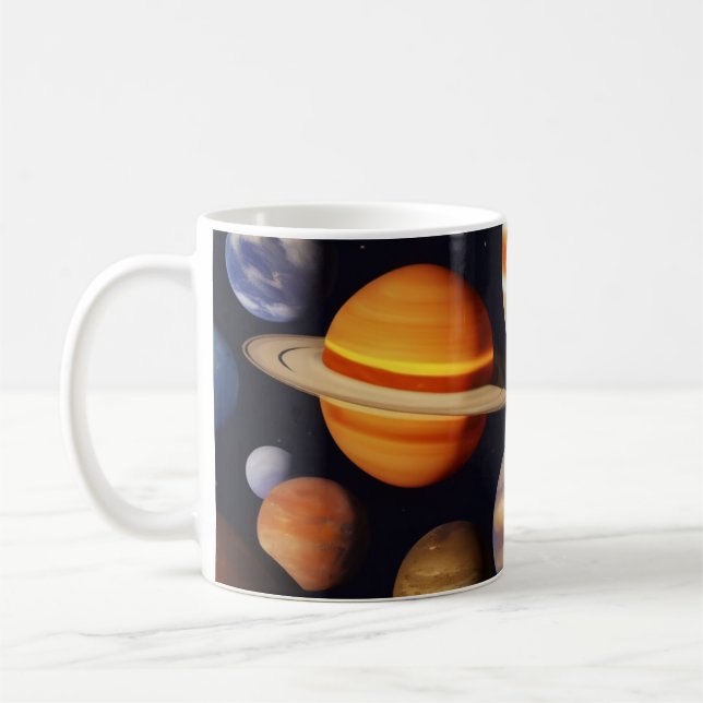 Planets Pattern Kaffeetasse (Links)